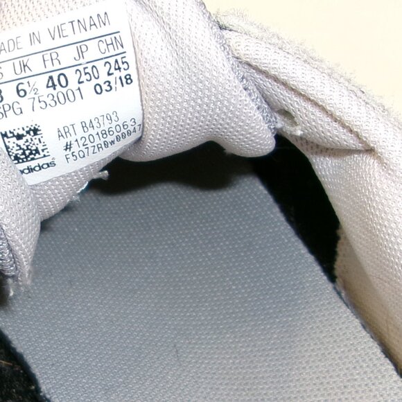 Adidas Forum Ladies Running Shoes Size 8‎ Soft Gray & Pink - Picture 5 of 7